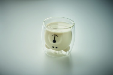 Logo trade promotional giveaway photo of: Double wall borosilicate mug