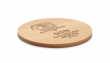 Logotrade corporate gift picture of: Bamboo round coaster