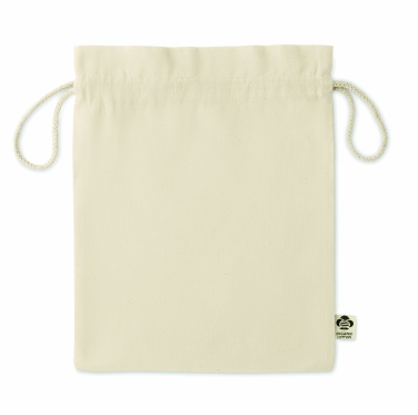 Logo trade promotional giveaways picture of: Medium organic cotton gift bag