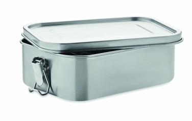 Logo trade business gifts image of: Stainless steel lunch box