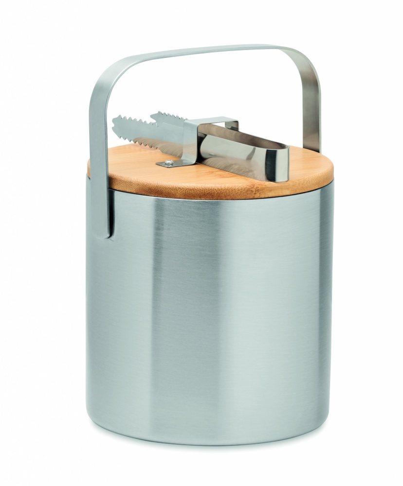 Logo trade promotional giveaway photo of: Double walled 1.2L Ice bucket