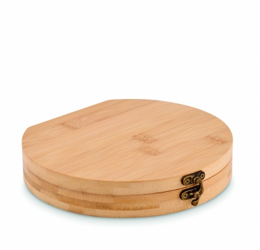 Logo trade promotional gift photo of: 15 piece tool set bamboo case