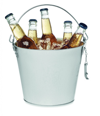 Logo trade corporate gift photo of: Metal beer bucket 4L