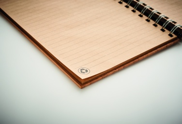 Logotrade promotional giveaway picture of: A5 ring bound Bamboo notebook