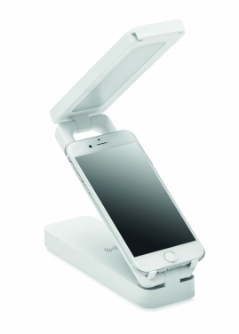 Logo trade promotional item photo of: Lamp and wireless charger 10W