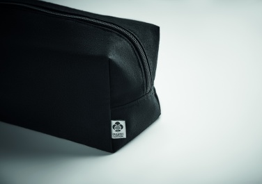 Logotrade corporate gift image of: Canvas cosmetic bag 220 gr/m²