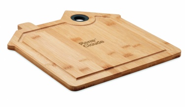 Logo trade promotional items picture of: Bamboo house cutting board