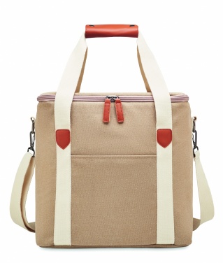 Logo trade promotional gift photo of: Large cooler bag canvas 450gr/m