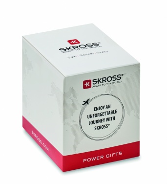 Logo trade promotional items image of: Skross World to Europe USB 12W