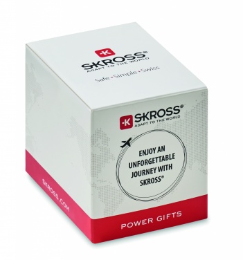 Logo trade promotional gifts image of: Skross Euro USB Charger (AC)