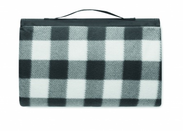 Logo trade corporate gifts image of: RPET fleece blanket 150 gr/m²