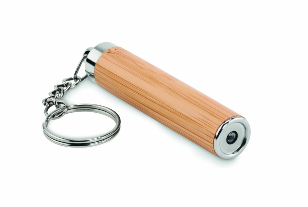 Logotrade promotional product image of: Mini bamboo torch with keyring