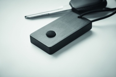 Logo trade promotional merchandise photo of: Key finder device in bamboo