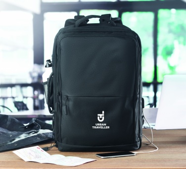 Logo trade advertising products picture of: Backpack 600D RPET