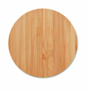 Logotrade promotional giveaway image of: Bamboo wireless charger 15W