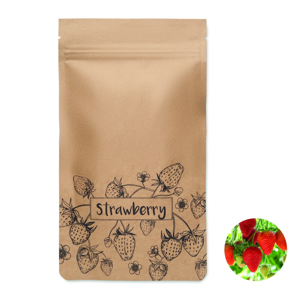 Logo trade promotional merchandise image of: Strawberry growing kit