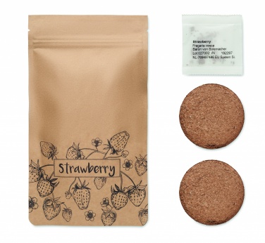 Logo trade advertising product photo of: Strawberry growing kit