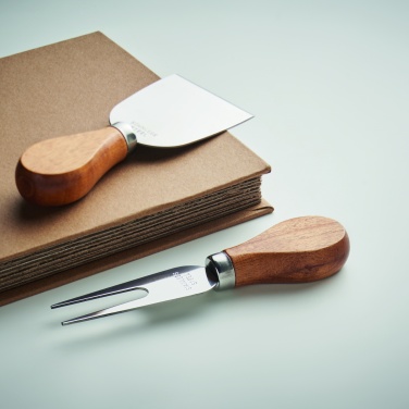 Logo trade promotional product photo of: Set of 4 cheese knives