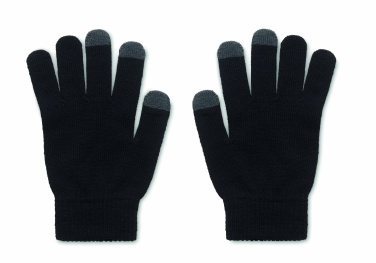 Logo trade corporate gifts image of: RPET tactile gloves