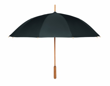 Logo trade promotional merchandise photo of: 23,5 inch RPET/bamboo umbrella