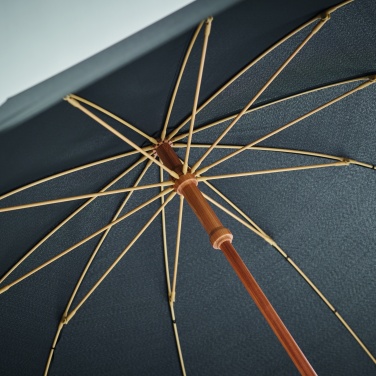 Logotrade advertising product picture of: 23,5 inch RPET/bamboo umbrella