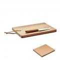 Acacia wood cheese board set Hannover, Wood