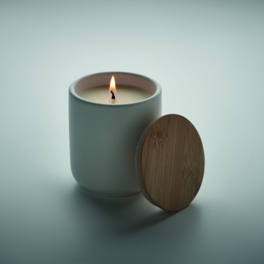 Logo trade promotional product photo of: Plant based wax candle 200 gr