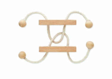Logo trade promotional item photo of: Wooden brain teaser rectangle