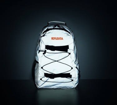 Logo trade promotional giveaways image of: High reflective backpack 190T