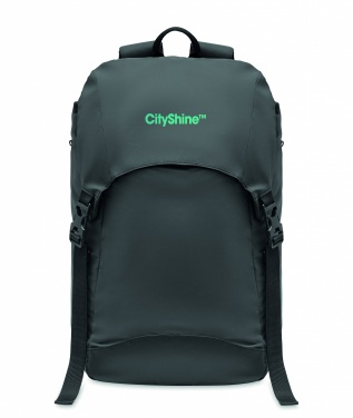 Logo trade promotional giveaways image of: Backpack brightening 190T