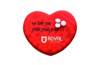 Logotrade promotional merchandise picture of: Heart shape peppermint box