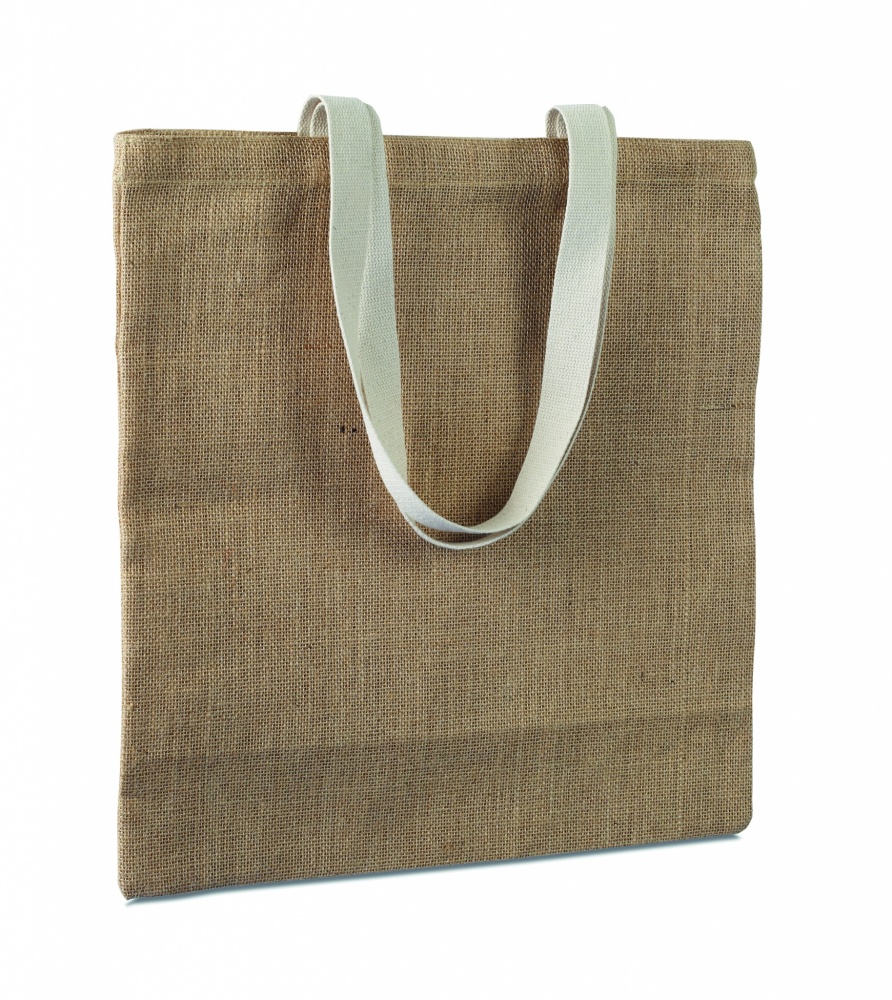 Logo trade promotional items image of: Jute shopping bag