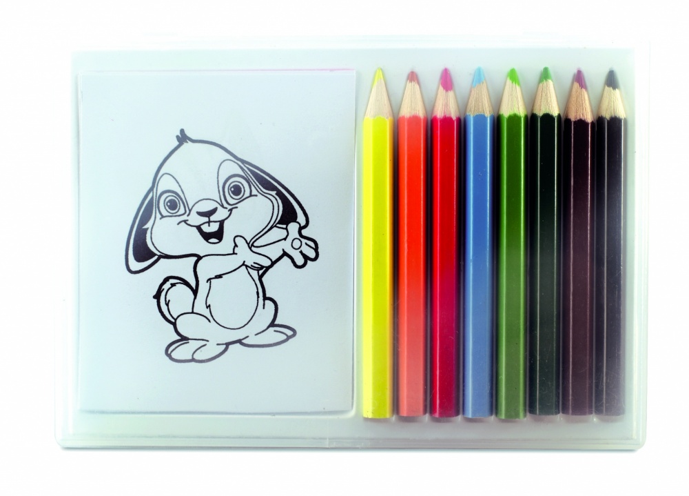 Logotrade advertising product image of: Wooden pencil colouring set