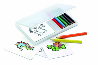 Logotrade promotional items photo of: Wooden pencil colouring set