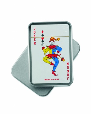 Logotrade promotional merchandise photo of: Playing cards in tin box