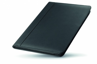 Logo trade promotional merchandise photo of: A4 leather conference folder