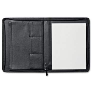 Logo trade promotional products image of: A4 leather conference folder