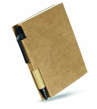 Logotrade promotional giveaways photo of: Recycled notebook with pen