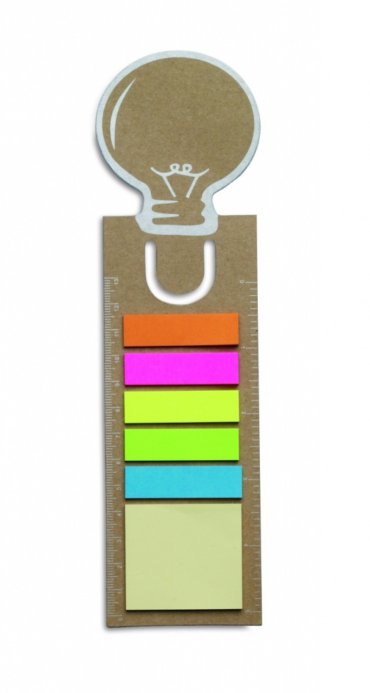 Logotrade business gift image of: Bookmark with sticky memo pad