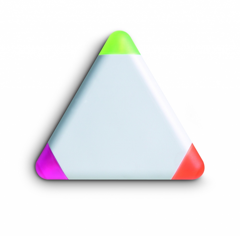 Logo trade promotional gift photo of: Triangular highlighter