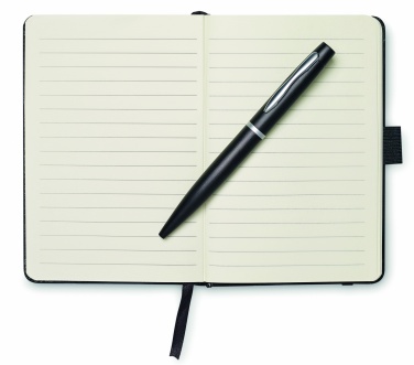 Logotrade promotional gift image of: A6 notebook with pen 72 lined
