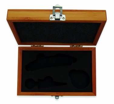 Logo trade promotional merchandise picture of: Wine set in bamboo box