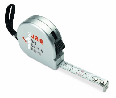 Logo trade promotional merchandise image of: Measuring tape 2m