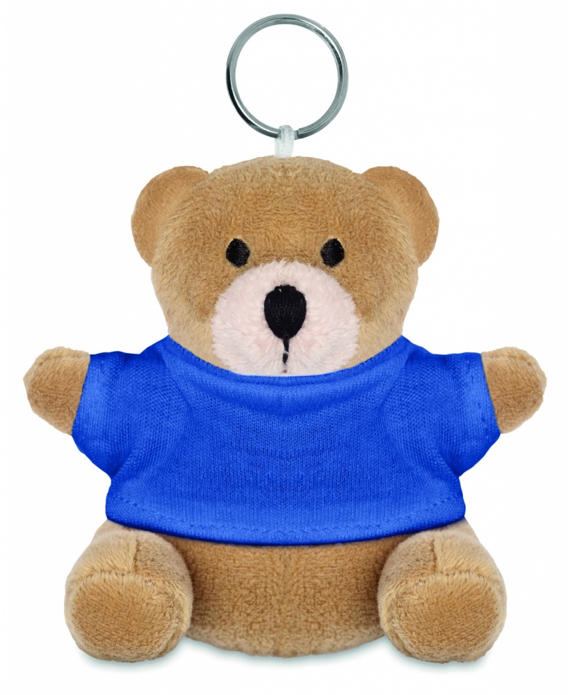 Logo trade promotional giveaways picture of: Teddy bear key ring FINLAND