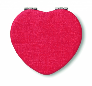 Logo trade promotional items picture of: Heart PU mirror