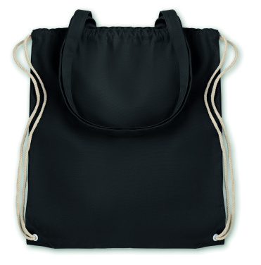 Logo trade promotional gifts image of: 220gr/m² canvas 2 function bag