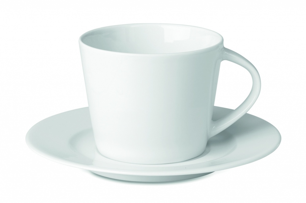 Logotrade promotional item image of: Cappuccino cup and saucer