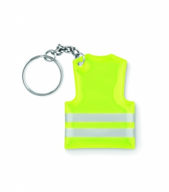 Logotrade promotional giveaway image of: Key ring with reflecting vest Jekabpils