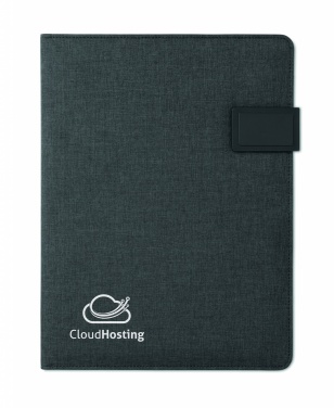 Logotrade promotional product image of: A4 folder with power bank
