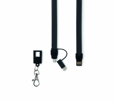 Logo trade business gift photo of: A4 folder with power bank